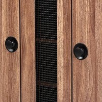 Baxton Studio Valina Modern And Contemporary 2-Door Wood Entryway Shoe Storage Cabinet