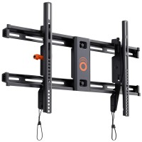 Echogear Wall Mount Tv Bracket For Tvs Up To 90 - Low Profile Design Tilts To Eliminate Glare - Includes Drilling Template & Can Be Leveled After Install - Ul Listed For Safety