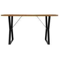 Vidaxl Dining Table 55.1X31.5X29.9 Solid Reclaimed Wood