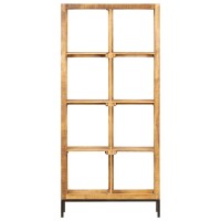 Vidaxl Bookshelf 31.5X9.8X68.9 Solid Mango Wood