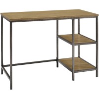 Crosley Furniture Cf6512-Wo Brooke Industrial Desk, Washed Oak