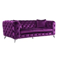 Acme Atronia Sofa In Purple Fabric