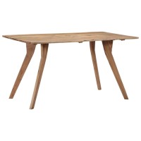 Vidaxl Dining Table 55.1X31.5X29.9 Solid Acacia Wood