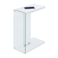 Convenience Concepts Soho C End Table, White