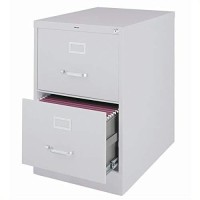Commclad 25 Deep 2 Drawer Legal File Cabinet In Gray