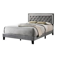 Best Quality Furniture Queen Bed Only Only, Dark Gray