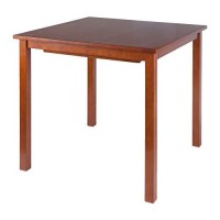 Winsome Stella Snack Table, 33.07X33.07X30.16, Teak