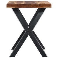 Vidaxl Dining Table 47.2X23.6X29.5 Solid Sheesham Wood