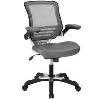 America Luxury - Chairs Contemporary Modern Urban Designer Home Business Office Work Desk Chair Grey Gray Fabric Vinyl