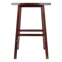 Winsome Katashi Fan Shape Bar Stool, Walnut