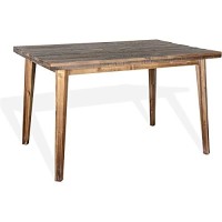 Sunny Designs Havana 86 Rectangular Mid-Century Wood Table In Light Brown