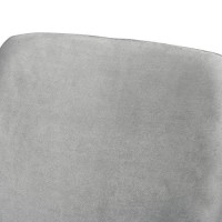 Baxton Studio Sennet Grey Velvet Upholstered Gold Finished Armchair