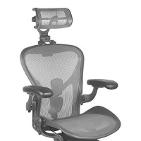 Engineered Now The Original Headrest For The Herman Miller Aeron Chair (H4 For Remastered, Carbon)