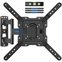 Mountup Tv Wall Mounts Tv Bracket For Most 26-60 Inches Tvs, Full Motion Tv Wall Mount With Swivel And Extend 19 Inch, Tv Mount With Swivel Articulating Support, Max Vesa 400X400Mm, Mu0009