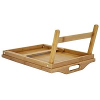 Kktoner Bamboo Bed Tray Table With Folding Legs Foldable Serving Portable Laptop Tray Snack Tray Breakfast Tray Bed Table Drawing Table (40)