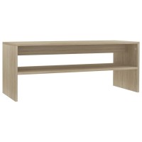 Vidaxl Coffee Table Sonoma Oak 39.4X15.7X15.7 Engineered Wood