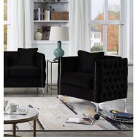 Lilola Home Lhf-89634-C Chair, Black