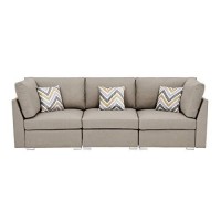 Lilola Home Lhf-89820-5 Living Room Set, Beige