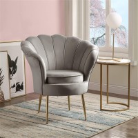 Lilola Home Lhf-88880Gy Accent Chair, Gray