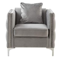 Lilola Home Lhf-89635-C Chair, Gray