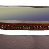 Benjara, Brown Traditional Coffee Table With Cabriole Legs And Wooden Carving