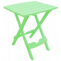 Quik Fold Patio Side Table, Resin, Summer Green