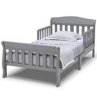 Delta Children Canton Toddler Bed, Greenguard Gold Certified, Grey