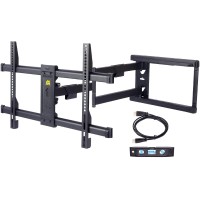 Forging Mount Corner Tv Wall Mount Long Extension Tv Mount Bracket Full Motion With 30 Inch Long Arm For Corner/Flat Installation Fits 37 To 75 Flat/Curve Tvs, Vesa 600X400Mm Holds Up To 99Lbs