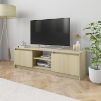 Vidaxl Tv Cabinet Sonoma Oak 47.2X11.8X14 Engineered Wood