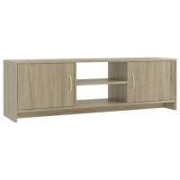 Vidaxl Tv Cabinet Sonoma Oak 47.2X11.8X14.8 Engineered Wood