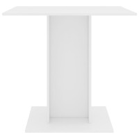 Vidaxl Dining Table White 31.5X31.5X29.5 Engineered Wood
