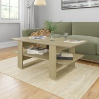 Vidaxl Coffee Table Sonoma Oak 43.3X21.7X16.5 Engineered Wood