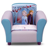 Delta Children Upholstered Chair,Wood, Disney Frozen Ii