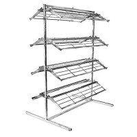 Dbm Imports Double Sided Shoe Rack Shoe Storage 8 Shelves Holds 60-80 Pairs 66 H X 48 W