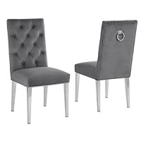 Best Quality Furniture Dining Chairs, Dark Gray