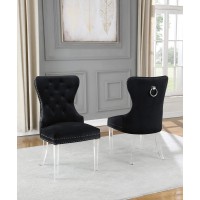 Best Quality Furniture Dining Chairs, Black