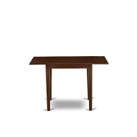 East West Furniture Dining Table Set, Mahogany