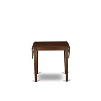 East West Furniture Dining Table Set, Mahogany