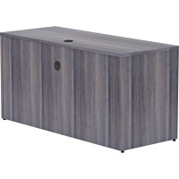 Lorell Essential Credenza Shell, 60 X 24 X 295, Laminate Top, Weathered Charcoal Top