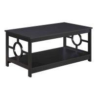 Convenience Concepts Ring Coffee Table, Black
