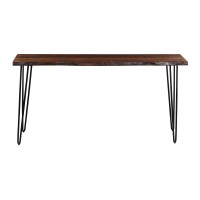 Jofran Natures Edge Solid Acacia Sofa Counter Height Dining Table, Chestnut