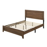 Acme Miquell Queen Bed - 28050Q - Oak Wood