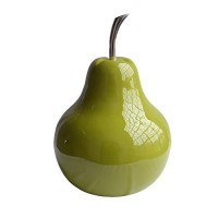 Homeroots Decor 11-Inch X 11-Inch X 16-Inch Buffed & Green, Extra Large - Pear