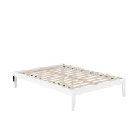 Afi, Colorado Platform Bed With Usb Charger, Full, White