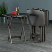 Dorian 5-Pc Snack Table Set, Oyster Gray(D0102Hahw5A.)