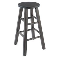 Winsome Element Counter Stools, 2-Pc Set, Oyster Gray