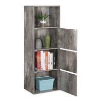 Convenience Concepts Xtra Storage 3 Door Cabinet With Shelf, Faux Birch