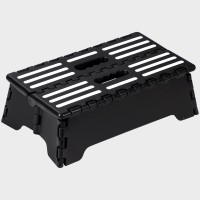 5 Inch Folding Step Stool For Adults, Portable Step Stool With Handle, Foldable Stepstool For Kids Elderly, Suitable For Kitchen, Bathroom, Toilet Rv, Black