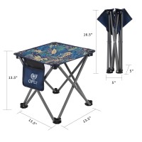 Opliy Camping Stool, Folding Samll Chair 13.5 Inch Portable Camp Stool For Camping Fishing Hiking Gardening And Beach, Camping Seat With Carry Bag