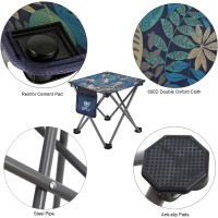 Opliy Camping Stool, Folding Samll Chair 13.5 Inch Portable Camp Stool For Camping Fishing Hiking Gardening And Beach, Camping Seat With Carry Bag